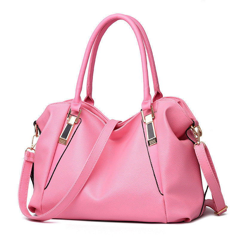 The Camille Soft Vegan Leather Shoulder Bag