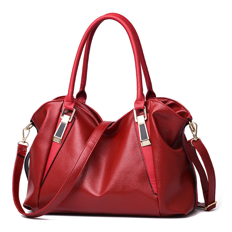 The Camille Soft Vegan Leather Shoulder Bag